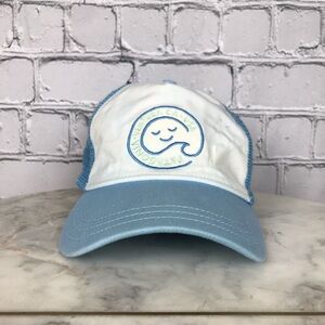 Patagonia Ventura California USA Sun & Waves Light Blue Snap Back Trucker Hat